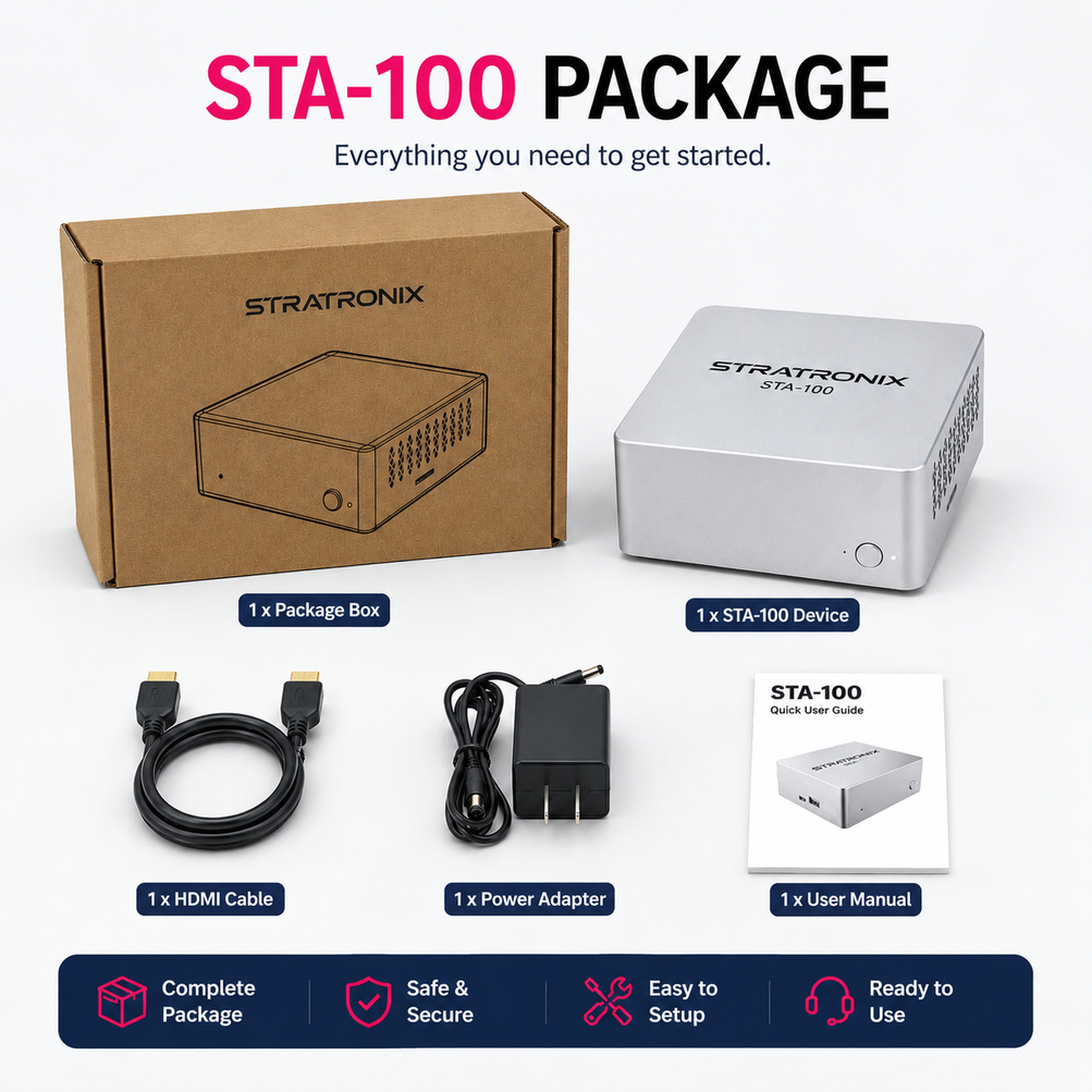 STA-100 박스 내용물